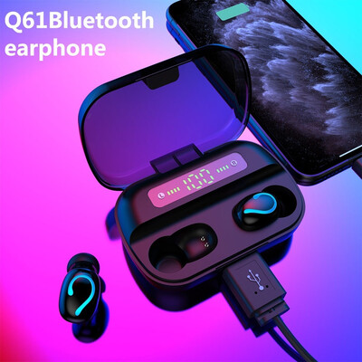TWS Wireless Bluetooth 50 Earphones IPX7 Waterproof Headphones 3500mAh Charging Case 9D Stereo Headset LED Display
TWS Wireless Bluetooth 50 Earphones IPX7 Waterproof Headphones 3500mAh Charging Case 9D Stereo Headset LED Display