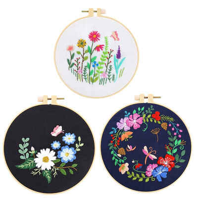Pack of 3 Patterns Full Range of Embroidery Starter Kit with Patterns&Instructions
Pack of 3 Patterns Full Range of Embroidery Starter Kit with Patterns&Instructions