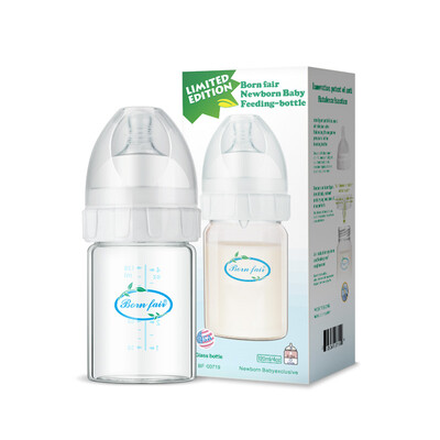 Bang Bang newborn baby baby anti-flatulence wide-caliber glass bottle 120ML with breast milk texture SS number nipple
Bang Bang newborn baby baby anti-flatulence wide-caliber glass bottle 120ML with breast milk texture SS number nipple