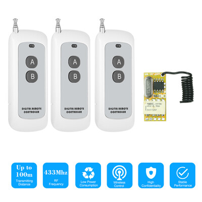 433Mhz DC 37V 45V 5V 6V 74V 9V 12V Universal Receiver Module RF Remote Control Switch Relay 1CH Mini Wireless Control Switch 3
433Mhz DC 37V 45V 5V 6V 74V 9V 12V Universal Receiver Module RF Remote Control Switch Relay 1CH Mini Wireless Control Switch 3