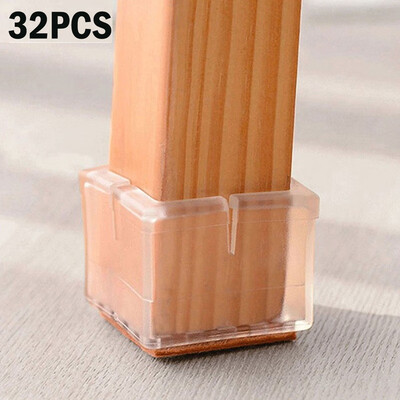 3216PCS Square Transparent Silicone Table Furniture Floor Protectors Chair Leg Cover
3216PCS Square Transparent Silicone Table Furniture Floor Protectors Chair Leg Cover