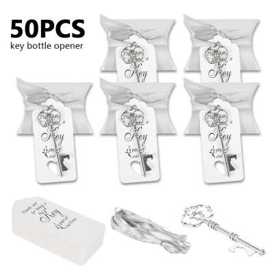 50pcs Wedding Party Key Bottle Opener with Tag Paper Candy Bag Wedding Party Decorations
50pcs Wedding Party Key Bottle Opener with Tag Paper Candy Bag Wedding Party Decorations