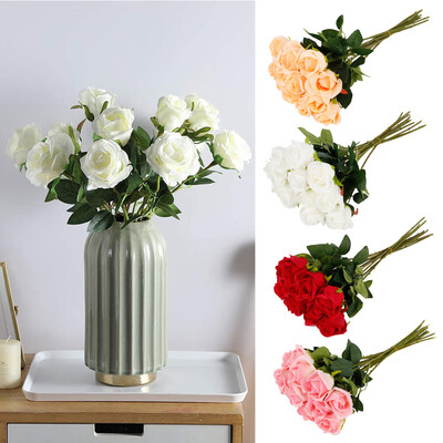 Willstar Artificial Roses Flower Real Touch Silk Flower Home Wedding Bride Bouquet Decor
Willstar Artificial Roses Flower Real Touch Silk Flower Home Wedding Bride Bouquet Decor