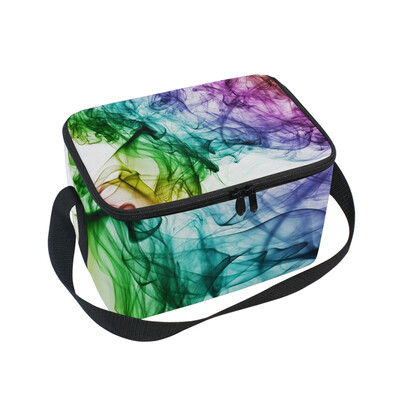 ALAZA Lunch Box Creative Texture Smoke Insulated Lunch Bag Large Cooler Tote Bagfor Men Women
ALAZA Lunch Box Creative Texture Smoke Insulated Lunch Bag Large Cooler Tote Bagfor Men Women