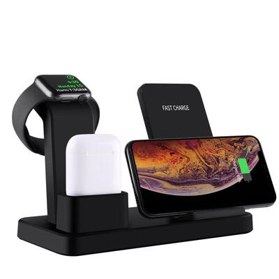 3 In 1 Qi Fast Wireless Charger Station Compatible With Apple Watch & AirPods for IPhone 8 9 Xs Max for Samsung S910 Note 9
3 In 1 Qi Fast Wireless Charger Station Compatible With Apple Watch & AirPods for IPhone 8 9 Xs Max for Samsung S910 Note 9