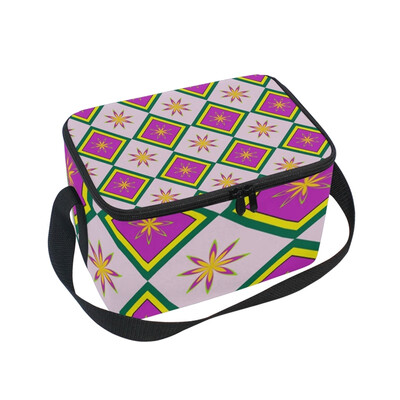 ALAZA Insulated Lunch Box Diamond Flower Lunch Bag for Men Women Portable Tote Bag Cooler Bag
ALAZA Insulated Lunch Box Diamond Flower Lunch Bag for Men Women Portable Tote Bag Cooler Bag