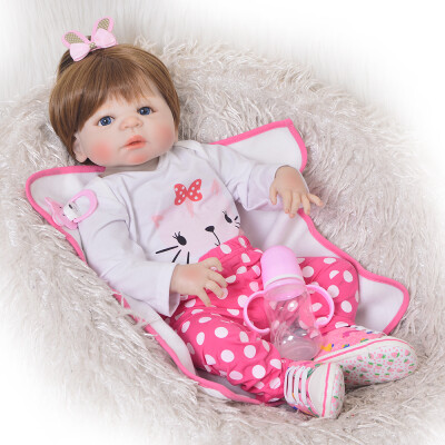 New Arrival 23 Reborn Dolls Full Silicone Body Newborn Girl Twins Doll Baby Toy With Gold Brown Wavy Hair Childrens Day Gifts
New Arrival 23 Reborn Dolls Full Silicone Body Newborn Girl Twins Doll Baby Toy With Gold Brown Wavy Hair Childrens Day Gifts