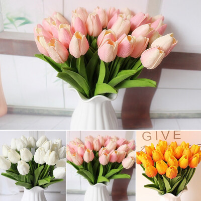 102030Pcs 35cm Handmade PU Tulip Wedding Bouquet Bridal Bridesmaids Artificial Flowers Home Office Decor
102030Pcs 35cm Handmade PU Tulip Wedding Bouquet Bridal Bridesmaids Artificial Flowers Home Office Decor
