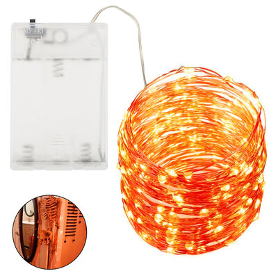 Willstar Halloween Lights 100 LED Fairy Lights String Battery Halloween String Twinkle Lights for Halloween Themed Party Carnival
Willstar Halloween Lights 100 LED Fairy Lights String Battery Halloween String Twinkle Lights for Halloween Themed Party Carnival