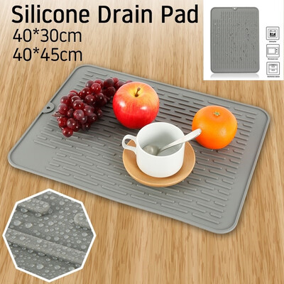 New Silicone Drying Pad Multi-function Large Capacity Insulation Pad Dish Protection Pad Drainage Pad
New Silicone Drying Pad Multi-function Large Capacity Insulation Pad Dish Protection Pad Drainage Pad