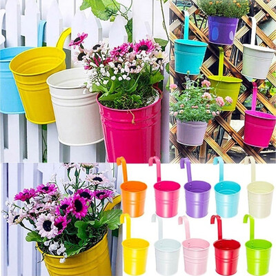 10PCS Multicolor Metal Bucket Flower Pot Hanging Pot Balcony Garden Pots Plant Flower Holders
10PCS Multicolor Metal Bucket Flower Pot Hanging Pot Balcony Garden Pots Plant Flower Holders