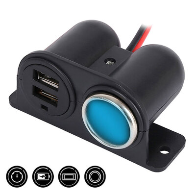 Car Cigarette Lighter Socket Power Adapter Multi Splitter Outlet Plug with USB Charging Port
Car Cigarette Lighter Socket Power Adapter Multi Splitter Outlet Plug with USB Charging Port