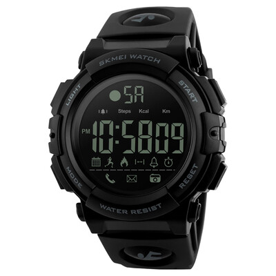 SKMEI 1303 Smart Watch Analog Digital Pedometer Calorie Fitness Tracker Watch Fashion Casual Sports Wristwatch 5ATM Waterproof Bac
SKMEI 1303 Smart Watch Analog Digital Pedometer Calorie Fitness Tracker Watch Fashion Casual Sports Wristwatch 5ATM Waterproof Bac