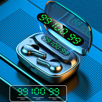 Willstar 2000mAh Bluetooth Wireless Headphones TWS LED Headphones with Mic Waterproof Nois
Willstar 2000mAh Bluetooth Wireless Headphones TWS LED Headphones with Mic Waterproof Nois
