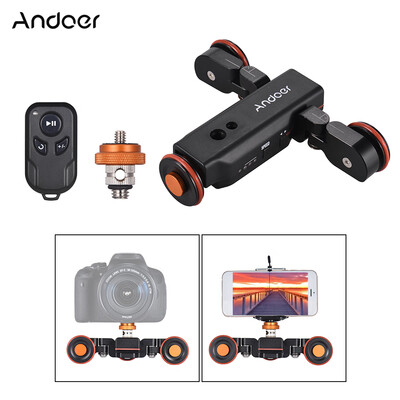 Andoer L4 PRO Motorized Camera Video Dolly with Scale Indication Electric Track Slider Wireless Remote Control1800mAh Rechargeabl
Andoer L4 PRO Motorized Camera Video Dolly with Scale Indication Electric Track Slider Wireless Remote Control1800mAh Rechargeabl