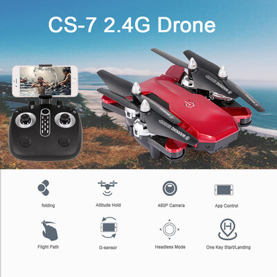 CS-7 Drone with Camera 1080P WiFi FPV Drone Altitude Hold Voice Control G-sensor RC Quadcopter Christmas Gift
CS-7 Drone with Camera 1080P WiFi FPV Drone Altitude Hold Voice Control G-sensor RC Quadcopter Christmas Gift