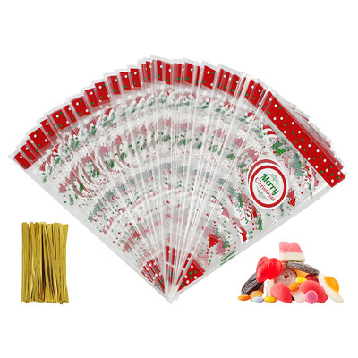 Willstar 100 PCS Christmas Cello Cone Bag Clear Cello Bag Popcorn Bag with Twist Ties-Merry Christmas
Willstar 100 PCS Christmas Cello Cone Bag Clear Cello Bag Popcorn Bag with Twist Ties-Merry Christmas