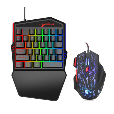 One Handed Keyboard&Mouse One-Handed Mechanical Gaming Keyboard RGB LED Backlit Portable Mini Gaming Keypad
One Handed Keyboard&Mouse One-Handed Mechanical Gaming Keyboard RGB LED Backlit Portable Mini Gaming Keypad