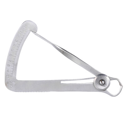 Stainless Steel Dental Gauge Caliper Dental Metal Wax Thickness Measurement Ruler Tool for Dental Lab
Stainless Steel Dental Gauge Caliper Dental Metal Wax Thickness Measurement Ruler Tool for Dental Lab