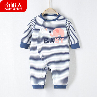 Antarctic Nanjiren newborn clothes 0-3 months baby onesies baby romper spring&autumn out of the clothes striped stunts - cowboy blue 90
Antarctic Nanjiren newborn clothes 0-3 months baby onesies baby romper spring&autumn out of the clothes striped stunts - cowboy blue 90