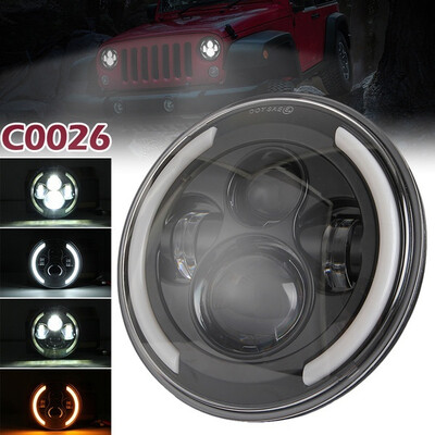 Willstar 1PC 7" LED Angel Eye Headlight for Jeep Wrangler JK LJ TJ CJ LED Projector Headlight Hi-Lo Beam Car Styling
Willstar 1PC 7" LED Angel Eye Headlight for Jeep Wrangler JK LJ TJ CJ LED Projector Headlight Hi-Lo Beam Car Styling