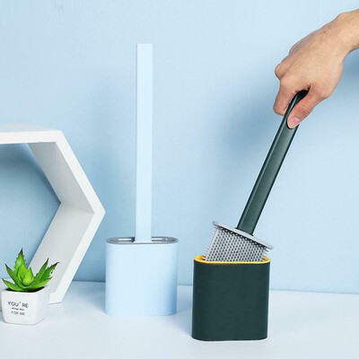 Willstar Silicone Toilet Brush with Toilet Brush Holder Wall-Mounted Cleaning Brush Set
Willstar Silicone Toilet Brush with Toilet Brush Holder Wall-Mounted Cleaning Brush Set