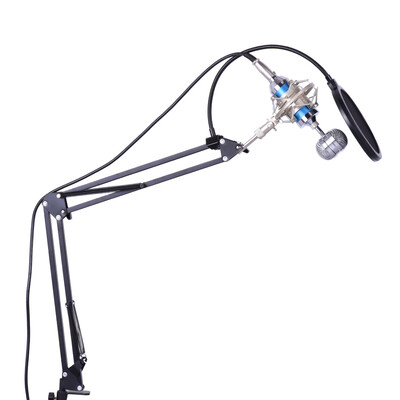 Professional Studio Broadcasting Recording Condenser Microphone Mic Kit Set 35mm with Shock Mount Adjustable Suspension Scissor A
Professional Studio Broadcasting Recording Condenser Microphone Mic Kit Set 35mm with Shock Mount Adjustable Suspension Scissor A
