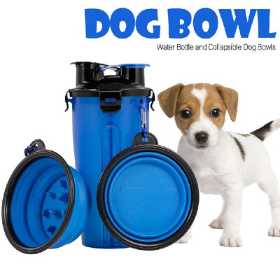 Dog Bowl Water Bottle Pet Food Feeder Container with Collapsible Dog Bowls for Outdoor Dog Walking Hiking Travelling
Dog Bowl Water Bottle Pet Food Feeder Container with Collapsible Dog Bowls for Outdoor Dog Walking Hiking Travelling
