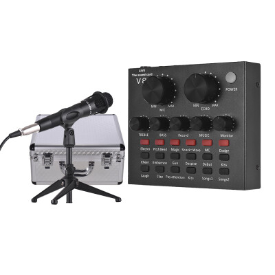 External Sound Card USB Audio Interface Wired Condenser Microphone Microphone Desktop Tripod Stand Monitor Earphone with Alu
External Sound Card USB Audio Interface Wired Condenser Microphone Microphone Desktop Tripod Stand Monitor Earphone with Alu