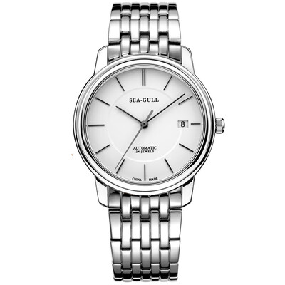 Seagull watch master series automatic mechanical mens watch slim business simple single calendar mens watch M201S
Seagull watch master series automatic mechanical mens watch slim business simple single calendar mens watch M201S
