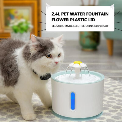 24L Pet Water Fountain Flower Plastic Lid LED Automatic Electric Drink Dispenser Bowl with Clear Water Level Window
24L Pet Water Fountain Flower Plastic Lid LED Automatic Electric Drink Dispenser Bowl with Clear Water Level Window