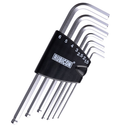 Robin Hood RUBICON RHK-287L Import Allen wrench set long wave ball head hex key wrench set hex screwdriver metric 7 sets 15-60mm
Robin Hood RUBICON RHK-287L Import Allen wrench set long wave ball head hex key wrench set hex screwdriver metric 7 sets 15-60mm