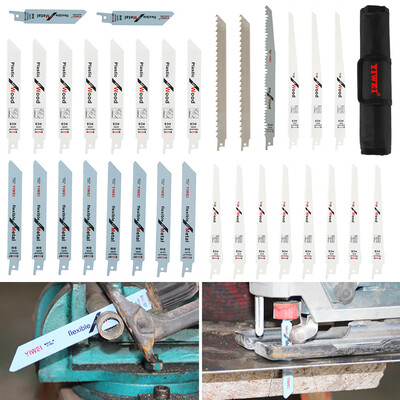 Willstar 32Pcs Reciprocating Sabre Saw Blades Combo Wood & Metal fits Bosch Makita UK
Willstar 32Pcs Reciprocating Sabre Saw Blades Combo Wood & Metal fits Bosch Makita UK