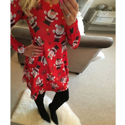 Women Cute Santa Claus Long Sleeve Dress Christmas Lightweight Snowman Print Sweater Skirts Xmas Gifts -5XL
Women Cute Santa Claus Long Sleeve Dress Christmas Lightweight Snowman Print Sweater Skirts Xmas Gifts -5XL