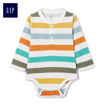 GAP flagship store baby boy cotton striped long sleeve Henry collar jumpsuit 374338 color stripes 0-3M
GAP flagship store baby boy cotton striped long sleeve Henry collar jumpsuit 374338 color stripes 0-3M