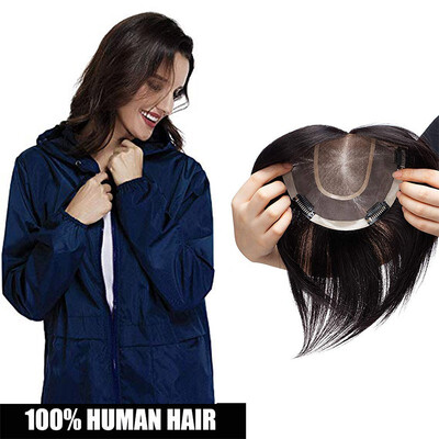 Clips in Human Hair Topper Top Crown Closure for Thinning Hair Straight Toupee Womens Topper Wiglet Hairpieces for women
Clips in Human Hair Topper Top Crown Closure for Thinning Hair Straight Toupee Womens Topper Wiglet Hairpieces for women