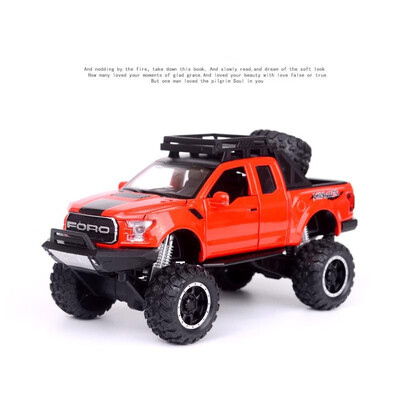 Simulation of the raptor F150 off-road boxed alloy car model exploded version with shock absorber childrens toy car
Simulation of the raptor F150 off-road boxed alloy car model exploded version with shock absorber childrens toy car