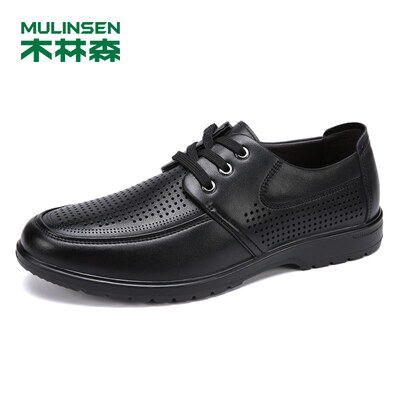 Mulinsen MULINSEN British punching breathable leather mens business casual hollow leather shoes black 44 yards SM97905
Mulinsen MULINSEN British punching breathable leather mens business casual hollow leather shoes black 44 yards SM97905