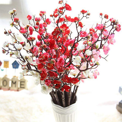 UpperX 1pcs Artificial Plum Blossom60 cm long Lifelike Plum Blossom Flower Bouquet Branch Silk Tall Fake Flower For Party Decor
UpperX 1pcs Artificial Plum Blossom60 cm long Lifelike Plum Blossom Flower Bouquet Branch Silk Tall Fake Flower For Party Decor