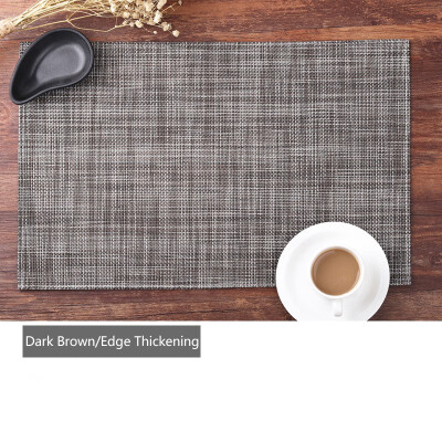 NeillieN environmentally friendly PVC woven mat Hotel Western dish mat bowl mat heat insulation mat water wash quick dry mat
NeillieN environmentally friendly PVC woven mat Hotel Western dish mat bowl mat heat insulation mat water wash quick dry mat