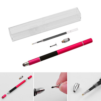 3 in 1 Precision Stylus Pen with Refill&Disc Tip&Fiber Tip Capacitive Touchscreen Stylus Pen Set For Cellphone Tablet Sil
3 in 1 Precision Stylus Pen with Refill&Disc Tip&Fiber Tip Capacitive Touchscreen Stylus Pen Set For Cellphone Tablet Sil