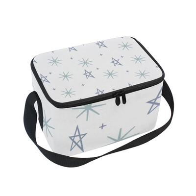 ALAZA Insulated Lunch Box Simply Stars Lunch Bag for Men Women Portable Tote Bag Cooler Bag
ALAZA Insulated Lunch Box Simply Stars Lunch Bag for Men Women Portable Tote Bag Cooler Bag