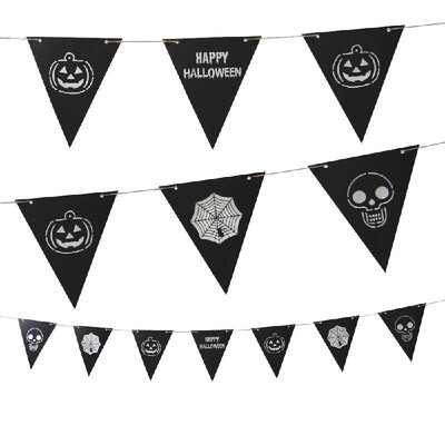 Happy Halloween Hanging Paper Banner Hollow-Out Triangle Flag Garland 7 Flags 35m String Halloween Decor Props--Skull Pumpkin
Happy Halloween Hanging Paper Banner Hollow-Out Triangle Flag Garland 7 Flags 35m String Halloween Decor Props--Skull Pumpkin