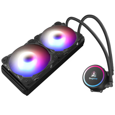 Xingu Segotep ice cool 240S luminous water cooled CPU radiator temperature control lantern fan integrated 240 cold row 8 motor multi-platform buckle 2 years warranty
Xingu Segotep ice cool 240S luminous water cooled CPU radiator temperature control lantern fan integrated 240 cold row 8 motor multi-platform buckle 2 years warranty