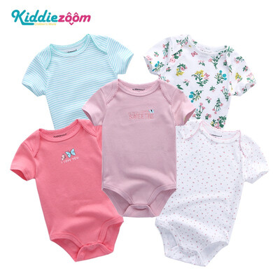 5PCSLot Unicorn Baby Girl Clothes Cotton Babywear Bodysuits One-Piece Baby Boy Clothes Rompers Newborn 0-12M Short Sleeve
5PCSLot Unicorn Baby Girl Clothes Cotton Babywear Bodysuits One-Piece Baby Boy Clothes Rompers Newborn 0-12M Short Sleeve