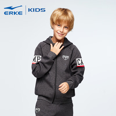 Hongxing Erke ERKE childrens clothing jacket boys cardigan hooded sweater sports shirt wild casual jacket 63219114057 deep twist gray 170
Hongxing Erke ERKE childrens clothing jacket boys cardigan hooded sweater sports shirt wild casual jacket 63219114057 deep twist gray 170