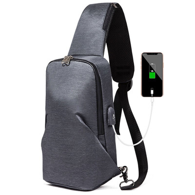 Mens Chest Bag Cool Crossbody Bag with USB Charging port Oxford Bag Outdoor Travel Sports Shoulder Bag
Mens Chest Bag Cool Crossbody Bag with USB Charging port Oxford Bag Outdoor Travel Sports Shoulder Bag