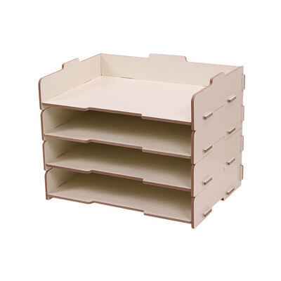 Wood Desk File Organizer Document Holder Letter Tray 4 Layers for Office School Home Use
Wood Desk File Organizer Document Holder Letter Tray 4 Layers for Office School Home Use