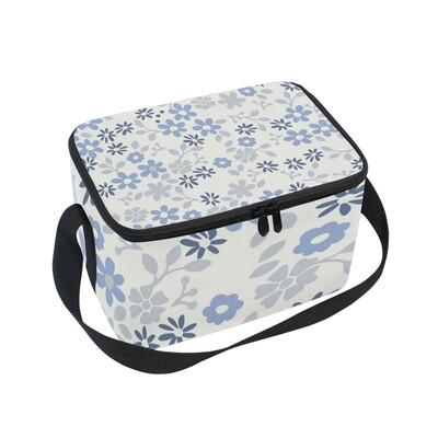 ALAZA Insulated Lunch Box Blue Floral Lunch Bag for Men Women Portable Tote Bag Cooler Bag
ALAZA Insulated Lunch Box Blue Floral Lunch Bag for Men Women Portable Tote Bag Cooler Bag