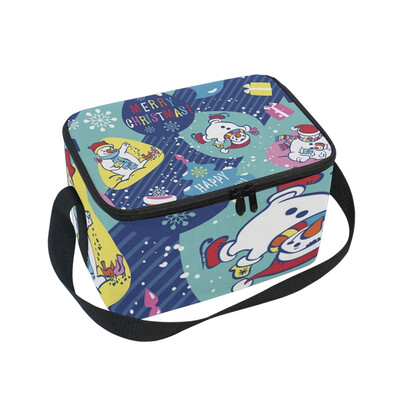 ALAZA Lunch Box Insulated Lunch Bag Large Cooler Snowman Seamless Pattern Tote Bag
ALAZA Lunch Box Insulated Lunch Bag Large Cooler Snowman Seamless Pattern Tote Bag